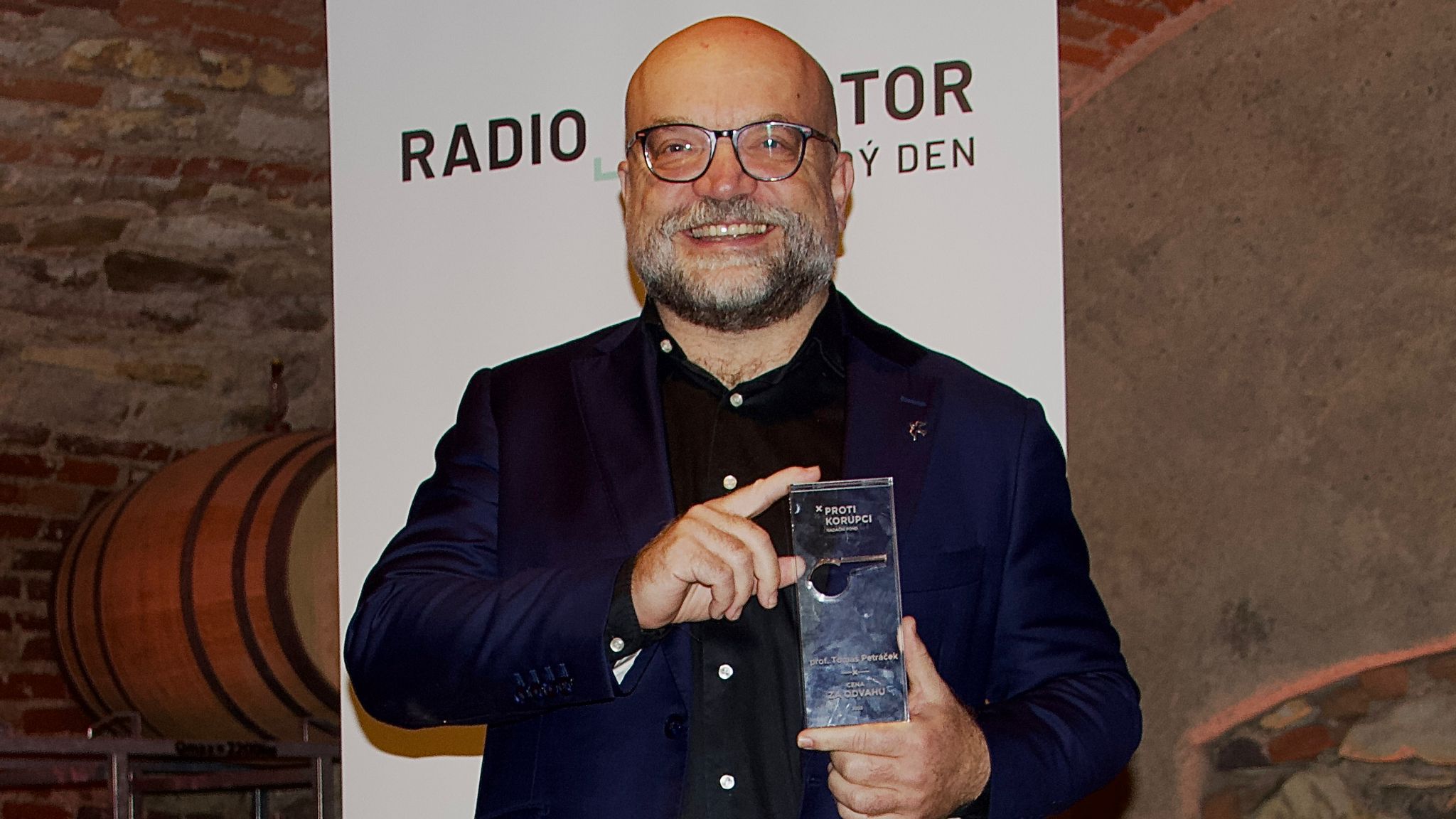 Cenu za odvahu 2023 získal prof. Tomáš Petráček