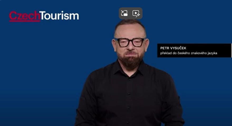Cestovní ruch je pro všechny. CzechTourism nově informuje v českém znakovém jazyce 